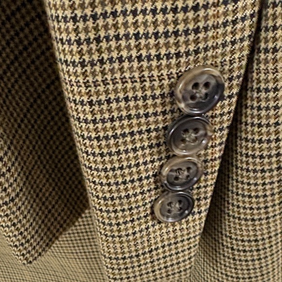Joseph and Feiss Elegant Brown Checkered Men's Blazer. Sz 42R. Barely Worn! - Picture 2 of 5